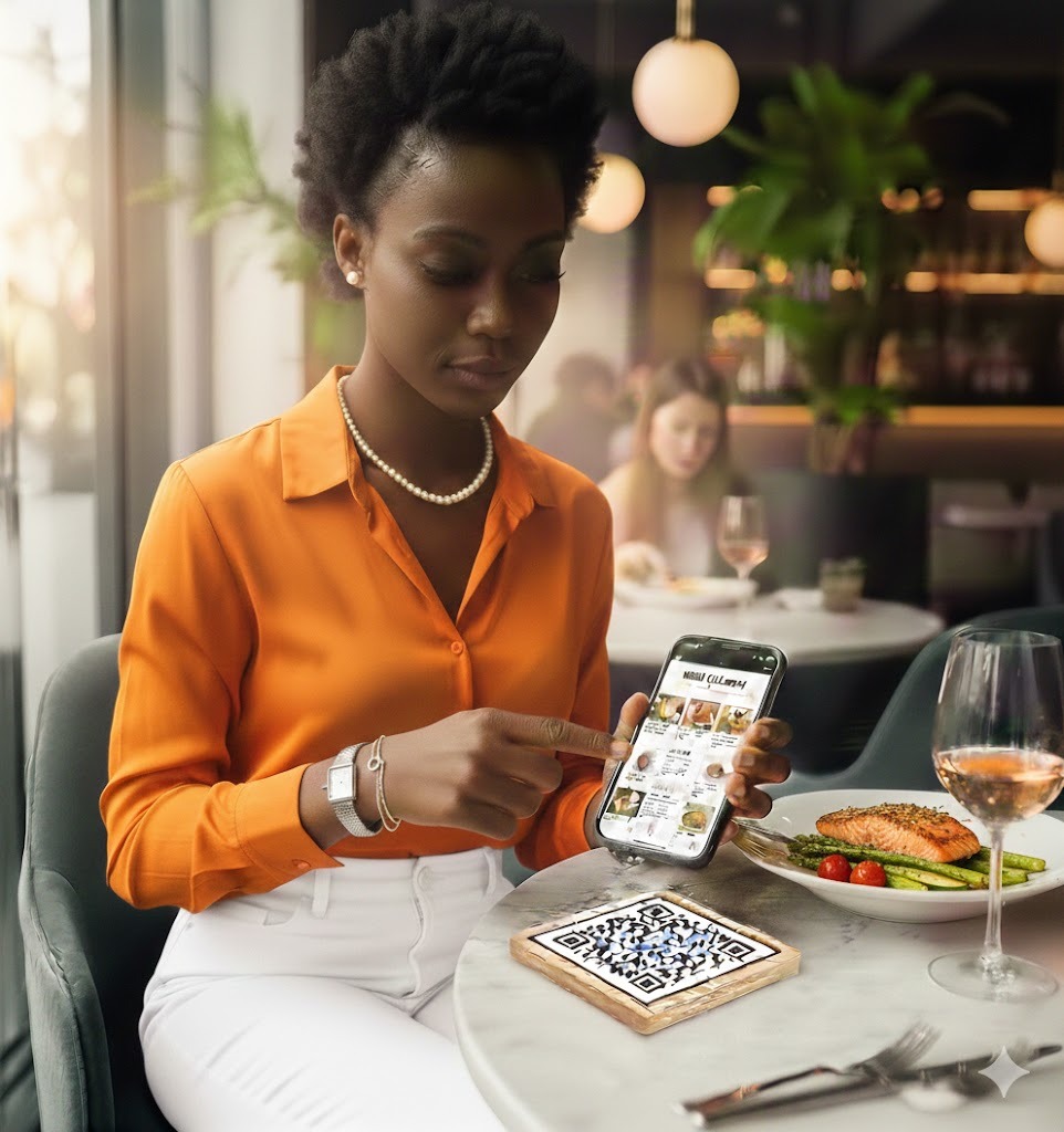 Restaurateur consultant son tableau de bord